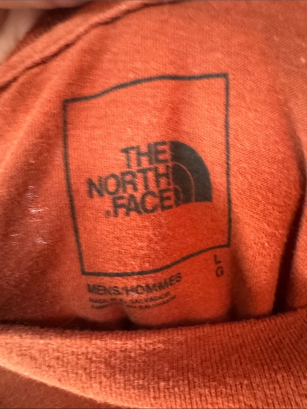 The North Face Long Sleeve Tee - Brick Red with White Logo